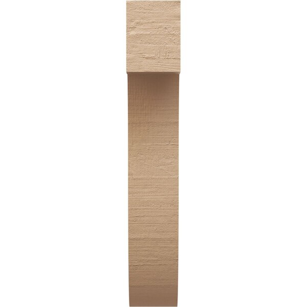 4in. W X 8in. D X 24in. H Series 2 Thin Del Monte Rough Cedar Woodgrain TimberThane Corbel, Tan